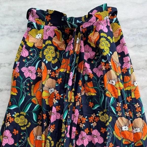 Anthropologie Women’s Corey Lynn Calter Kyla Paperbag Midi Skirt Size M - Picture 13 of 16